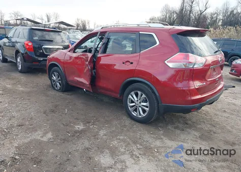 2016 Nissan Rogue Sv from USA, damaged, VIN KNMAT2MV7GP689551